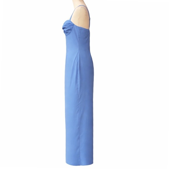 Reformation Women's Sleeveless Stormi Sweetheart Neckline Midi Dress Size 8 NWT - Picture 5 of 13